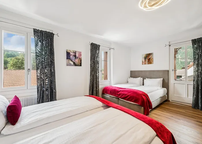 فندق مبيت وإفطار Sonne Interlaken-matten