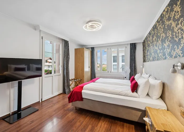 Oda ve Kahvaltı Sonne Interlaken-matten Unterseen